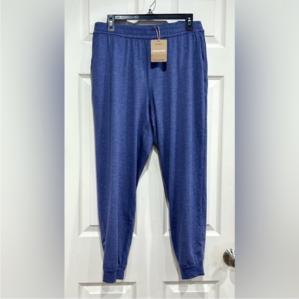 Patagonia Women's Large Seabrook Joggers Solstice Purple Cozy Athletic NWT